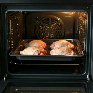 cuisson cuisse de poulet au four
