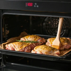 cuisson cuisse de poulet au four