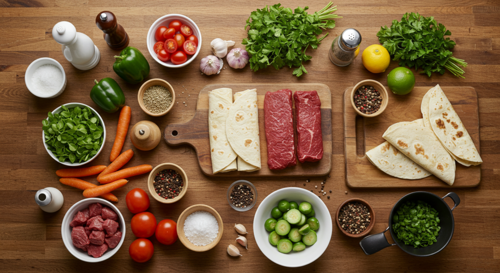 Enchiladas boeuf : 5 recettes savoureuses à essayer absolument 2 Enchiladas boeuf ingredients