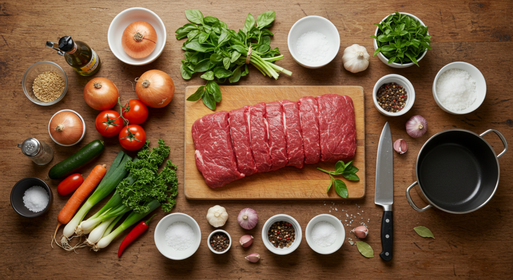 Fumoir a viande : 5 astuces pour sublimer votre boeuf fumé 2 Fumoir a viande ingredients