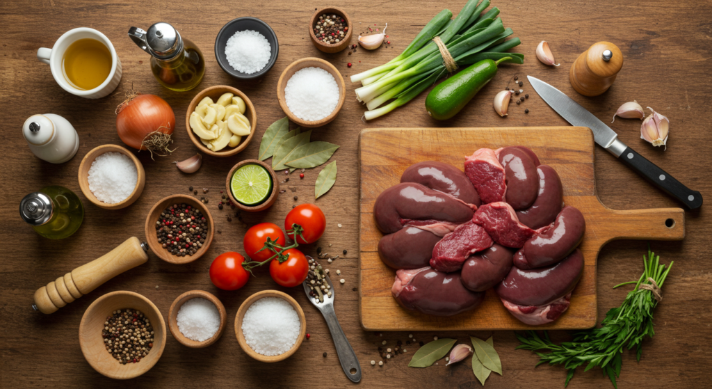 5 délicieuses façons de cuisiner le rognon de boeuf 2 Rognon de boeuf ingredients 5 délicieuses façons de cuisiner le rognon de boeuf