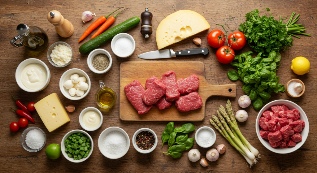 Brochette boeuf fromage : 5 recettes savoureuses à essayer 2 brochette boeuf fromage classique ingrédients