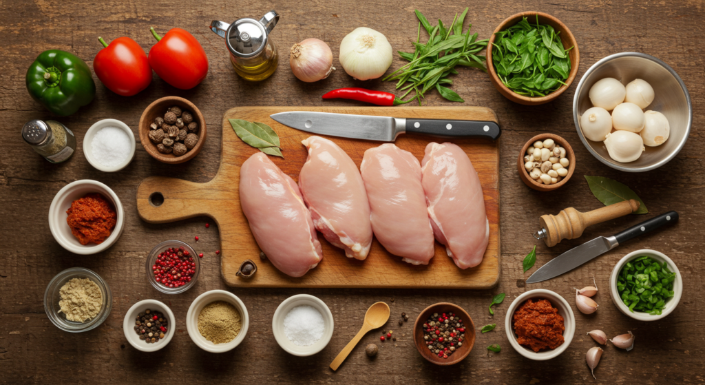 Marinade au paprika pour poulet : 3 recettes savoureuses à essayer 2 marinade au paprika pour poulet ingredients